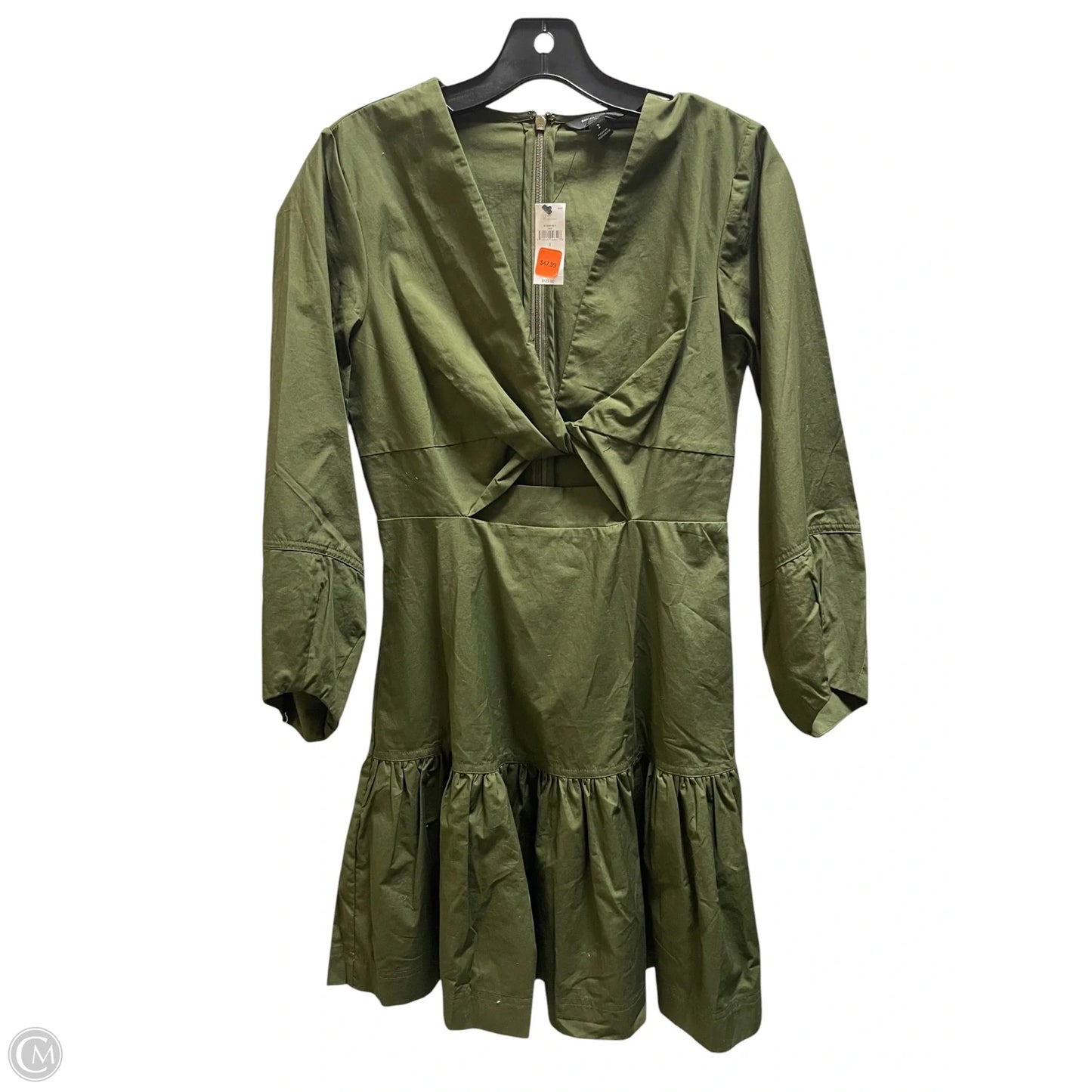 Dress Casual Short By Banana Republic In Green, Size: 2