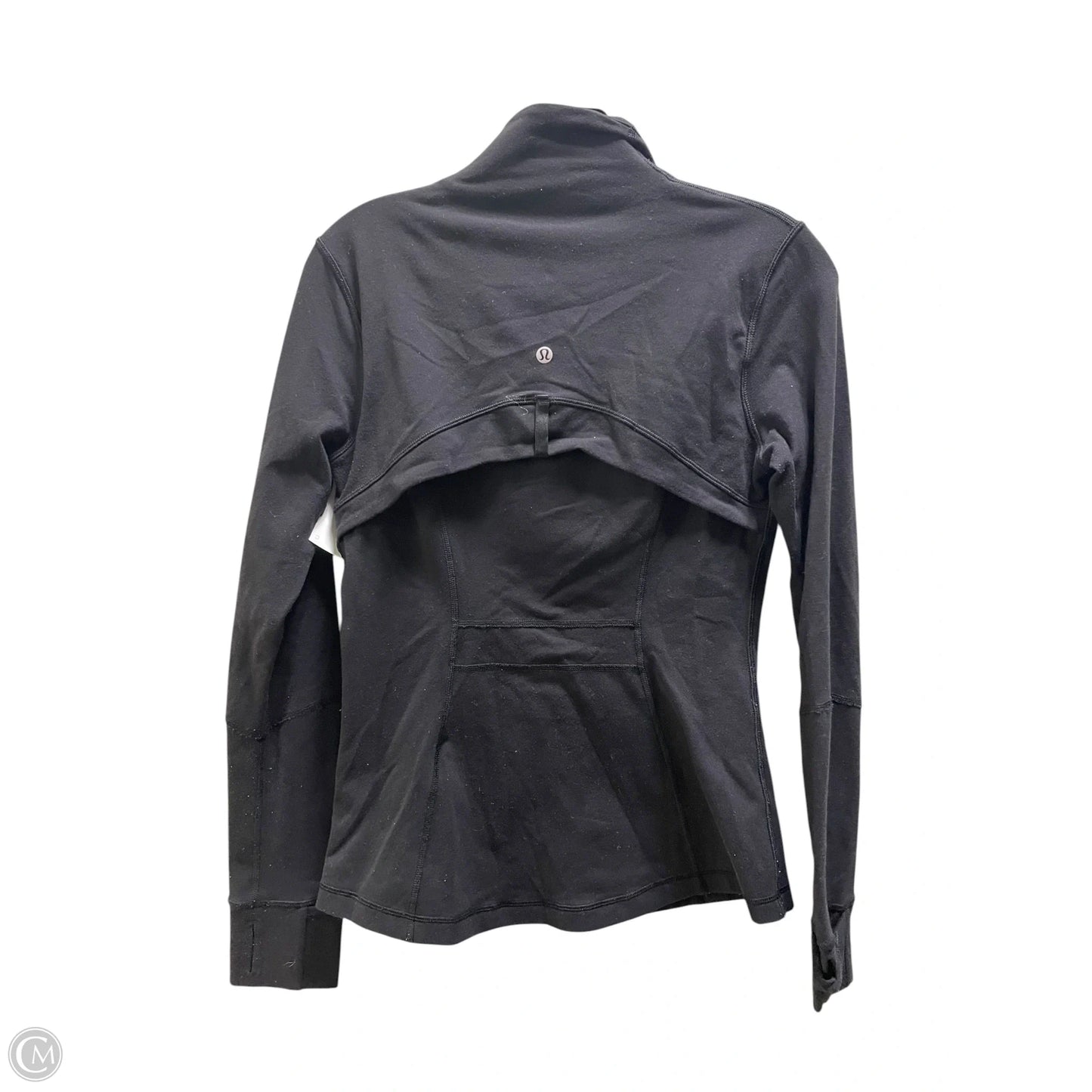 Athletic Jacket By Lululemon In Black, Size: 8