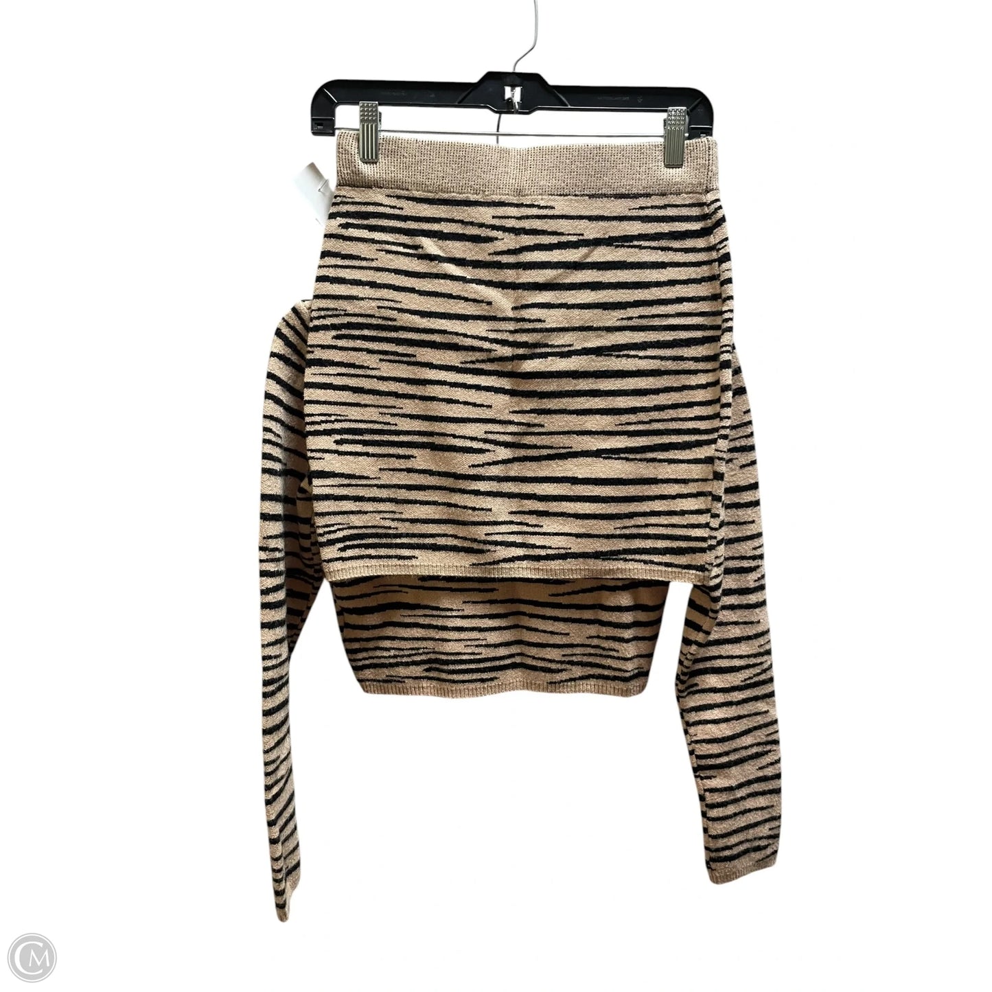 Top 2pc Long Sleeve By Blush In Animal Print, Size: S