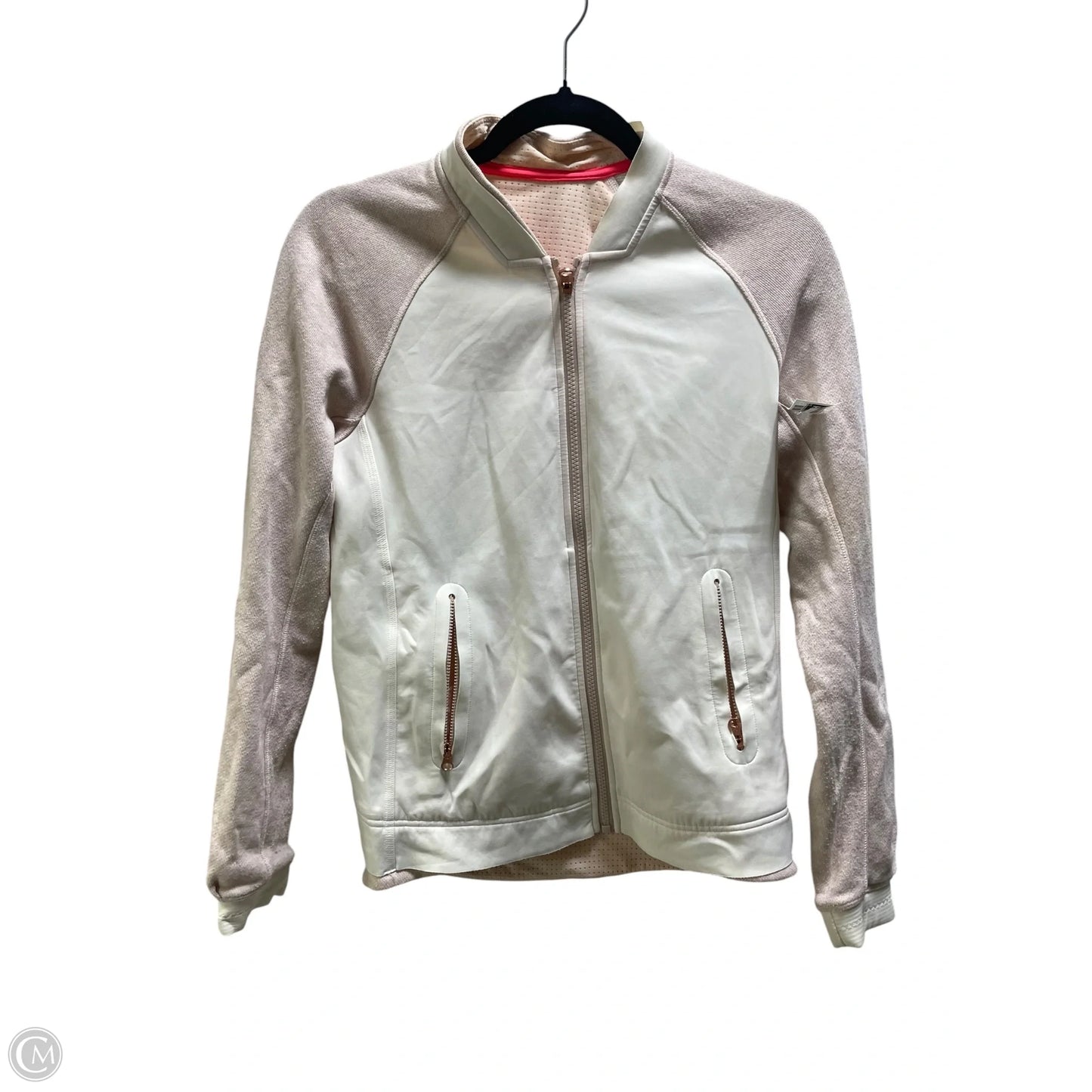Athletic Jacket By Lululemon In Pink, Size: Xs
