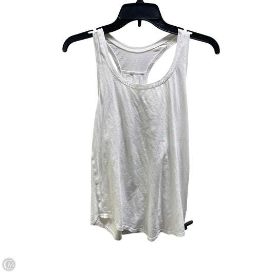 Athletic Tank Top By Lululemon In White, Size: S