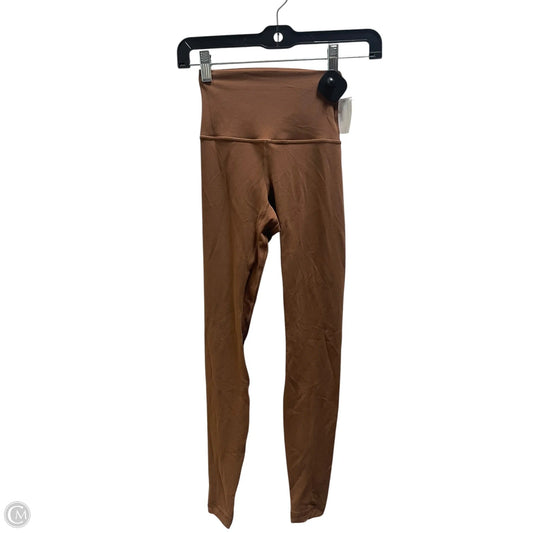 Athletic Leggings By Lululemon In Brown, Size: 0