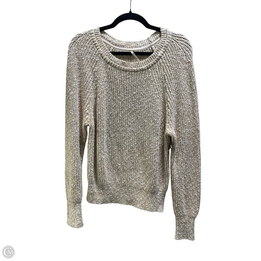 Sweater By Free People In Tan, Size: M