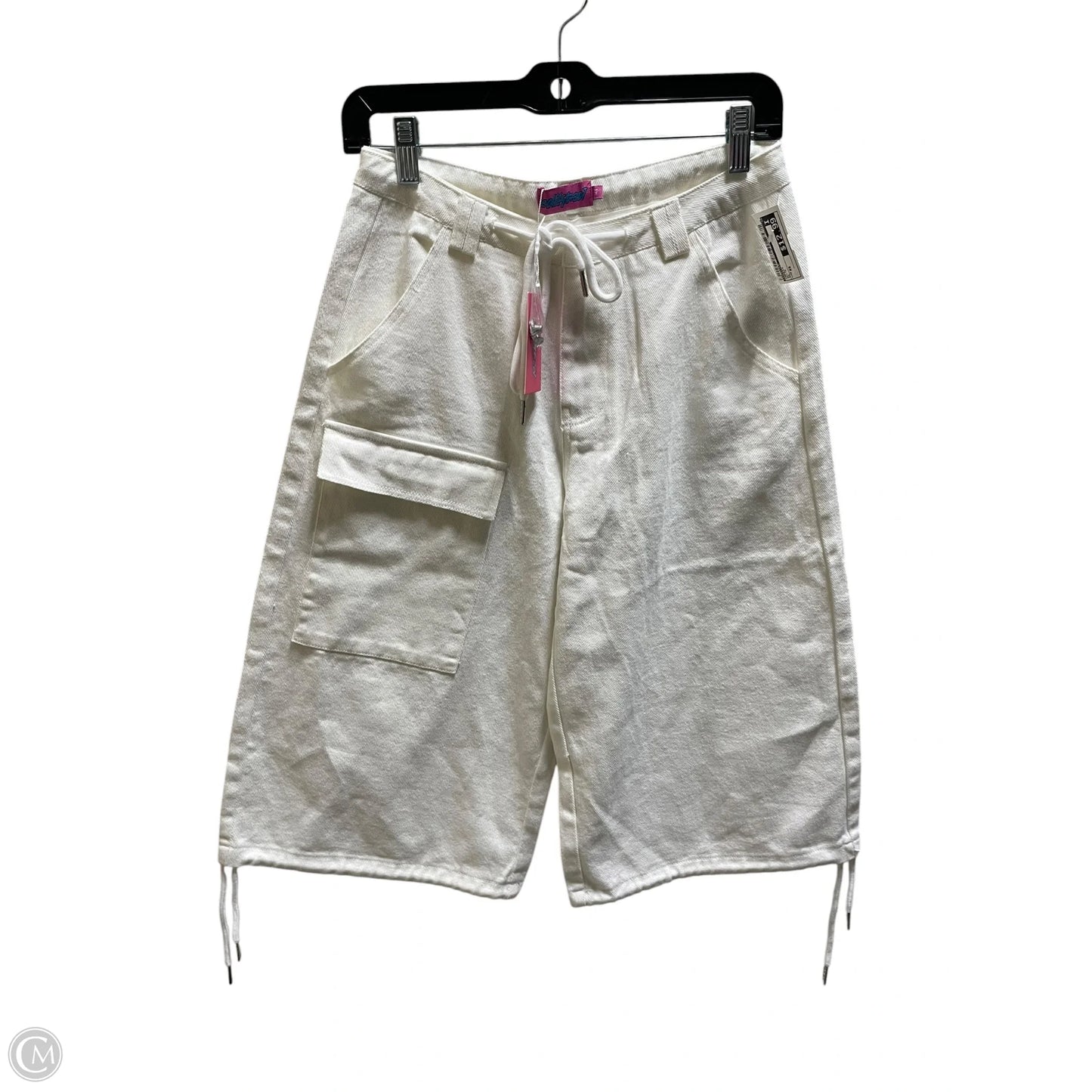 Capris By Edikted In White, Size: Xs