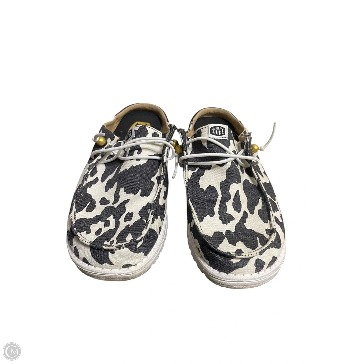 Shoes Flats By Hey Dude In Black, Size: 8