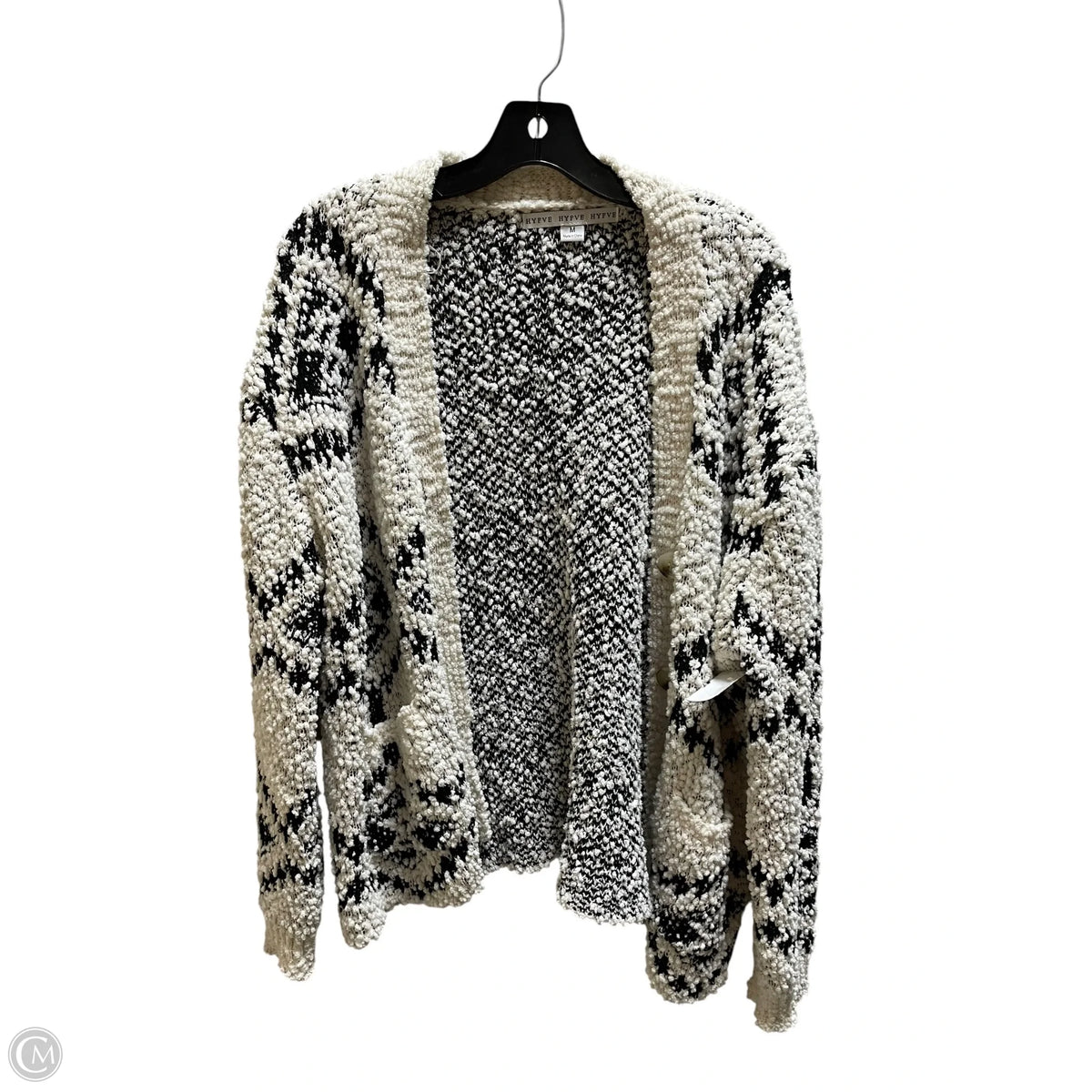 Sweater Cardigan By Hyfve In White, Size: M