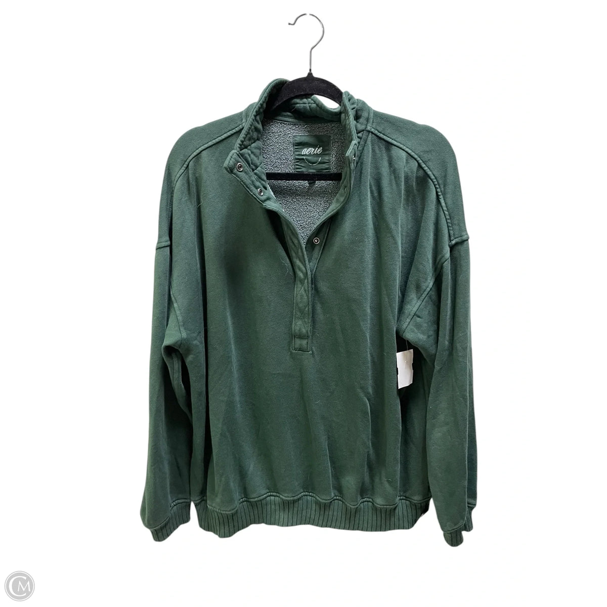 Sweatshirt Collar By Aerie In Green, Size: Xs