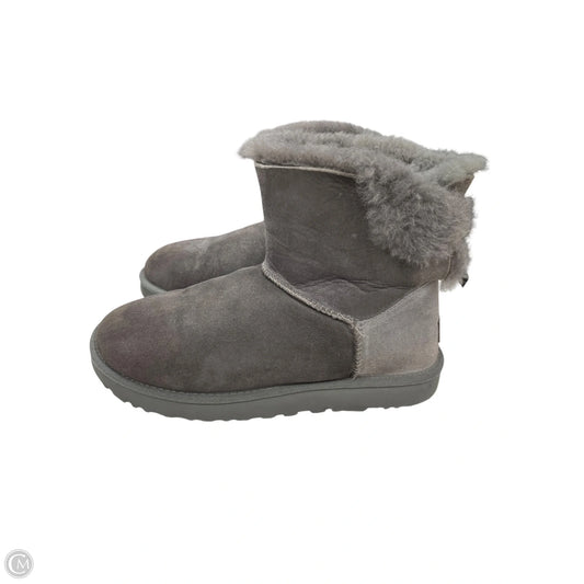 Boots Designer By Ugg In Grey, Size: 10