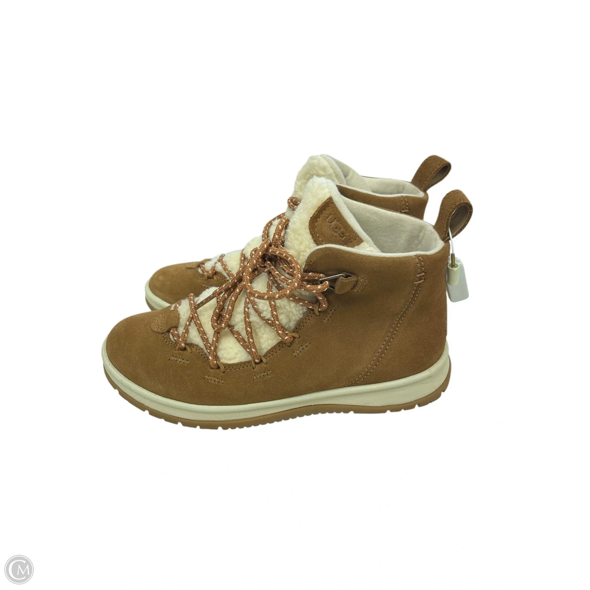 Boots Designer By Ugg In Brown, Size: 8