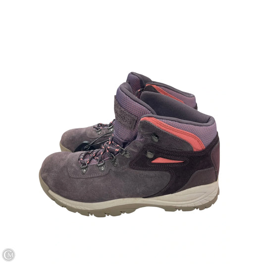 Boots Ankle Flats By Columbia In Purple, Size: 11