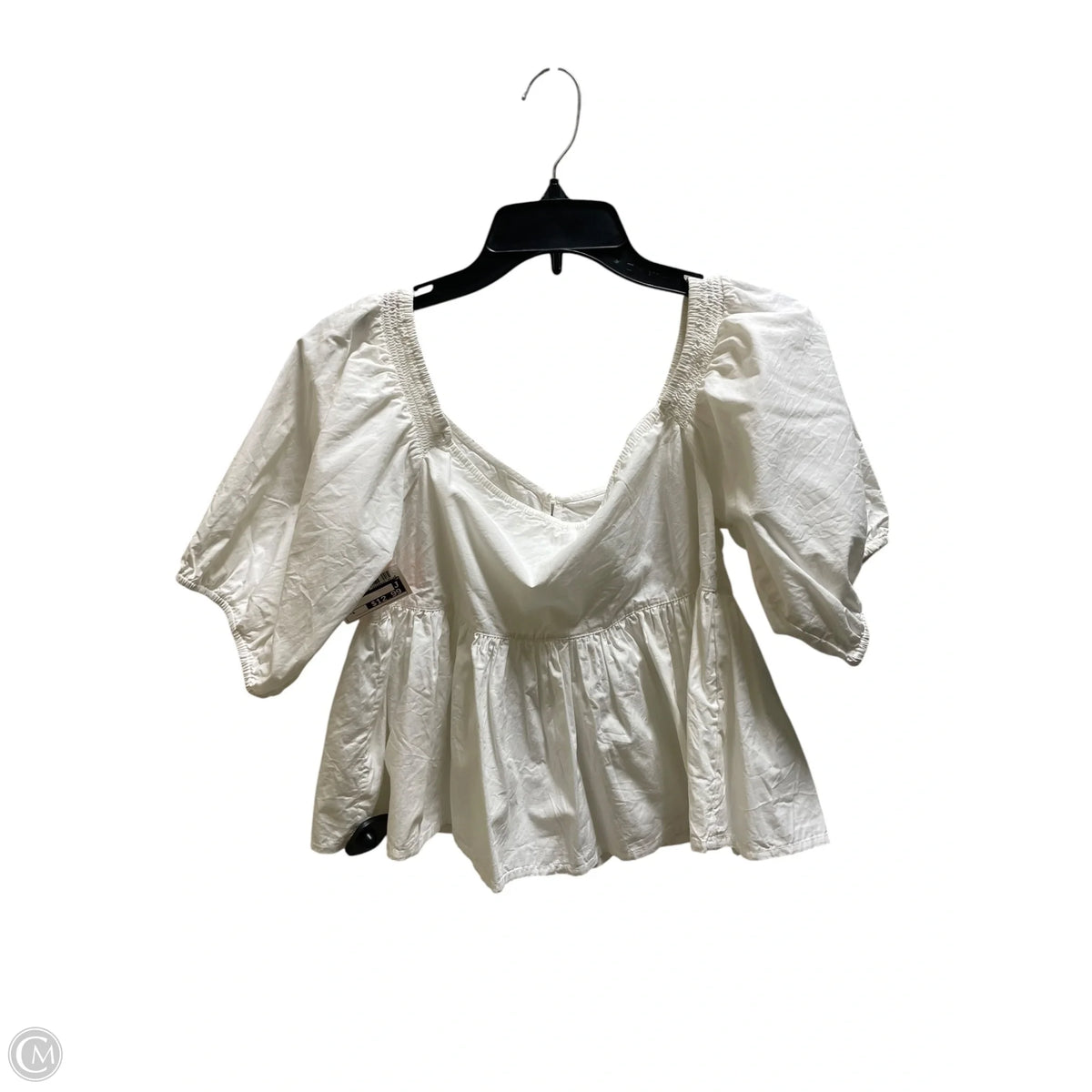 Top Short Sleeve By Free People In White, Size: S
