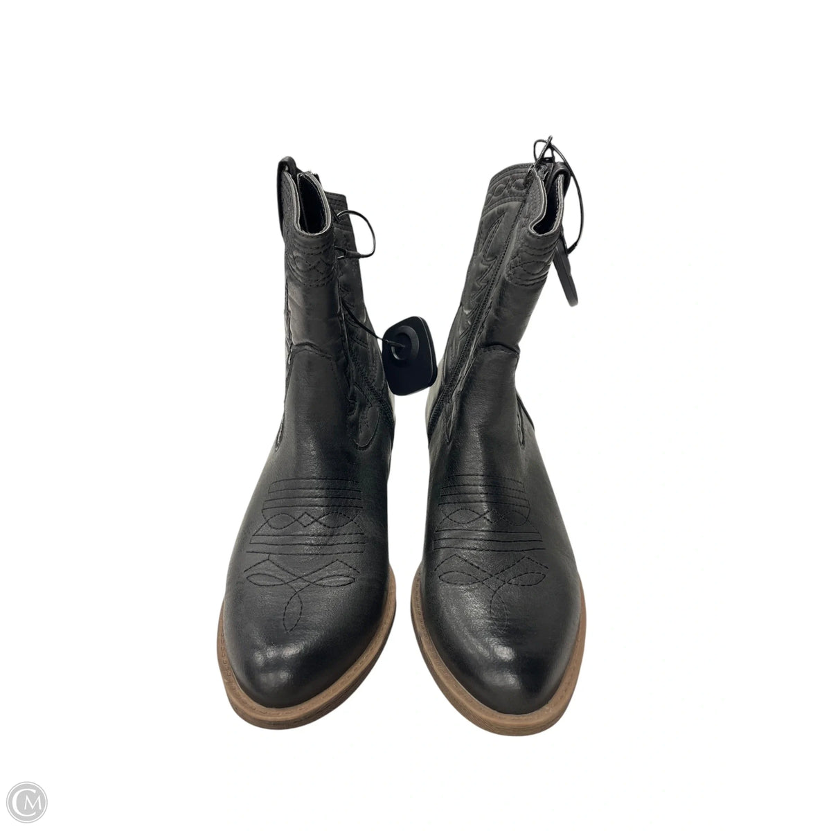 Boots Ankle Flats By Christopher And Banks In Black, Size: 7.5