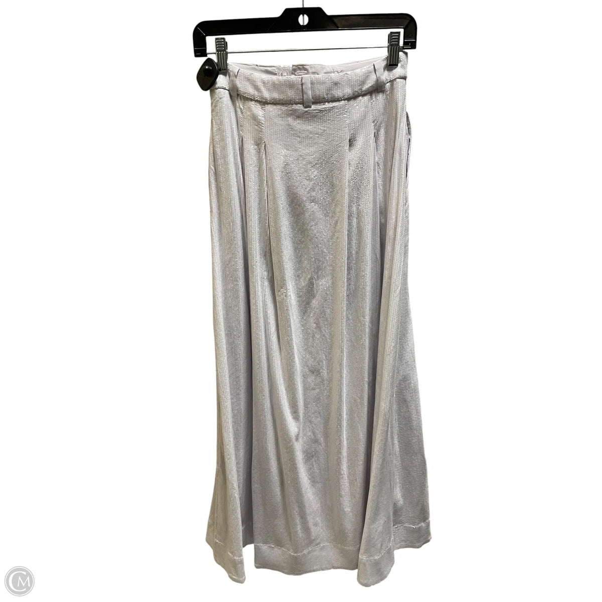 Skirt Midi By Anthropologie In White, Size: 0