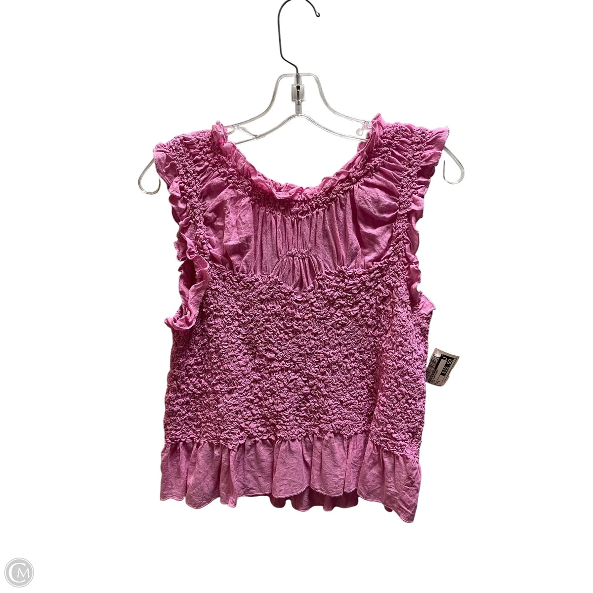 Top Sleeveless By Anthropologie In Pink, Size: S