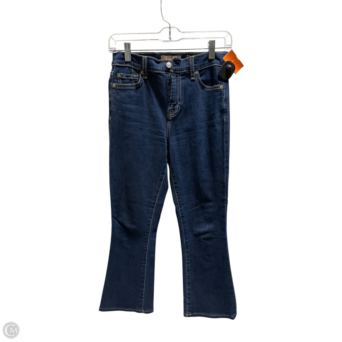 Jeans Skinny By 7 For All Mankind In Blue Denim, Size: 2