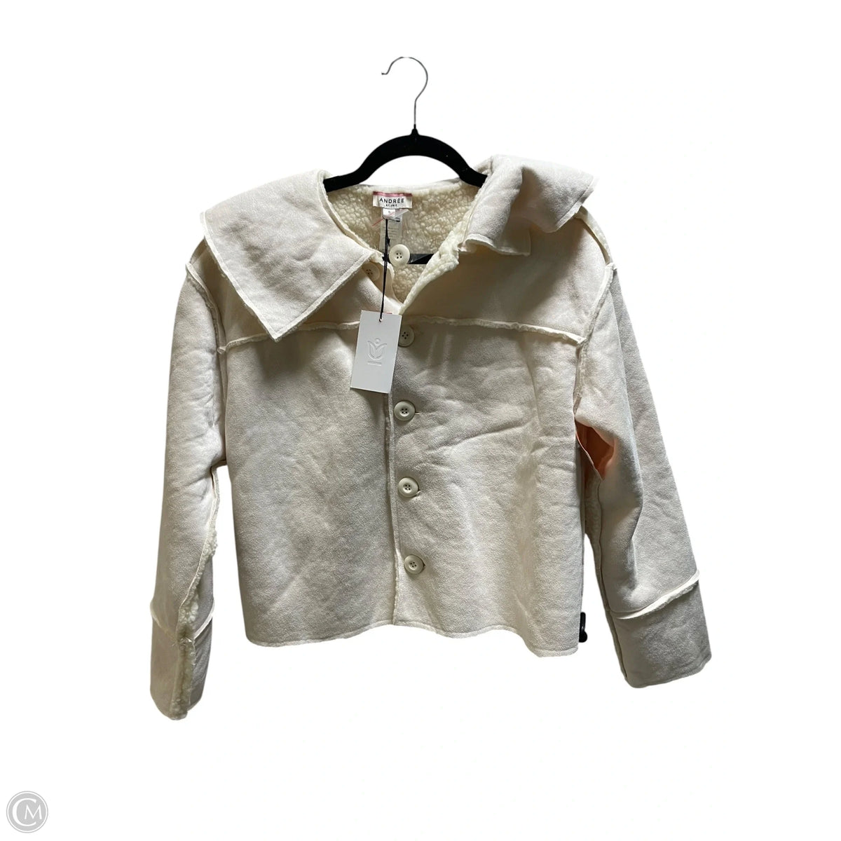 Jacket Other By Andree By Unit In Cream, Size: S