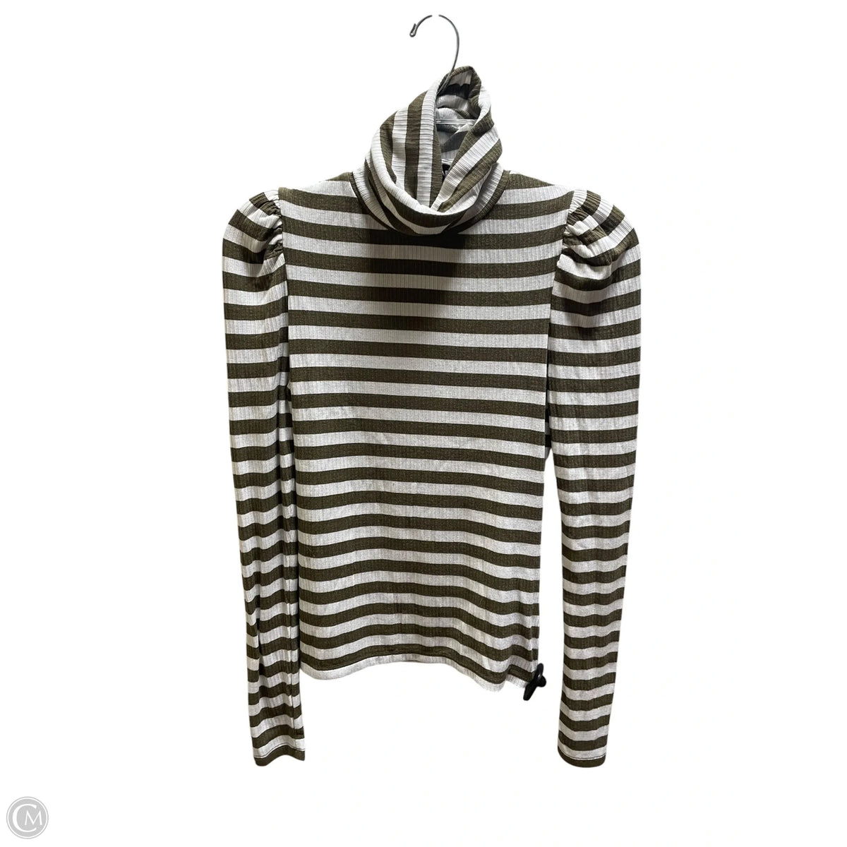 Top Long Sleeve By Evereve In Green, Size: Xs