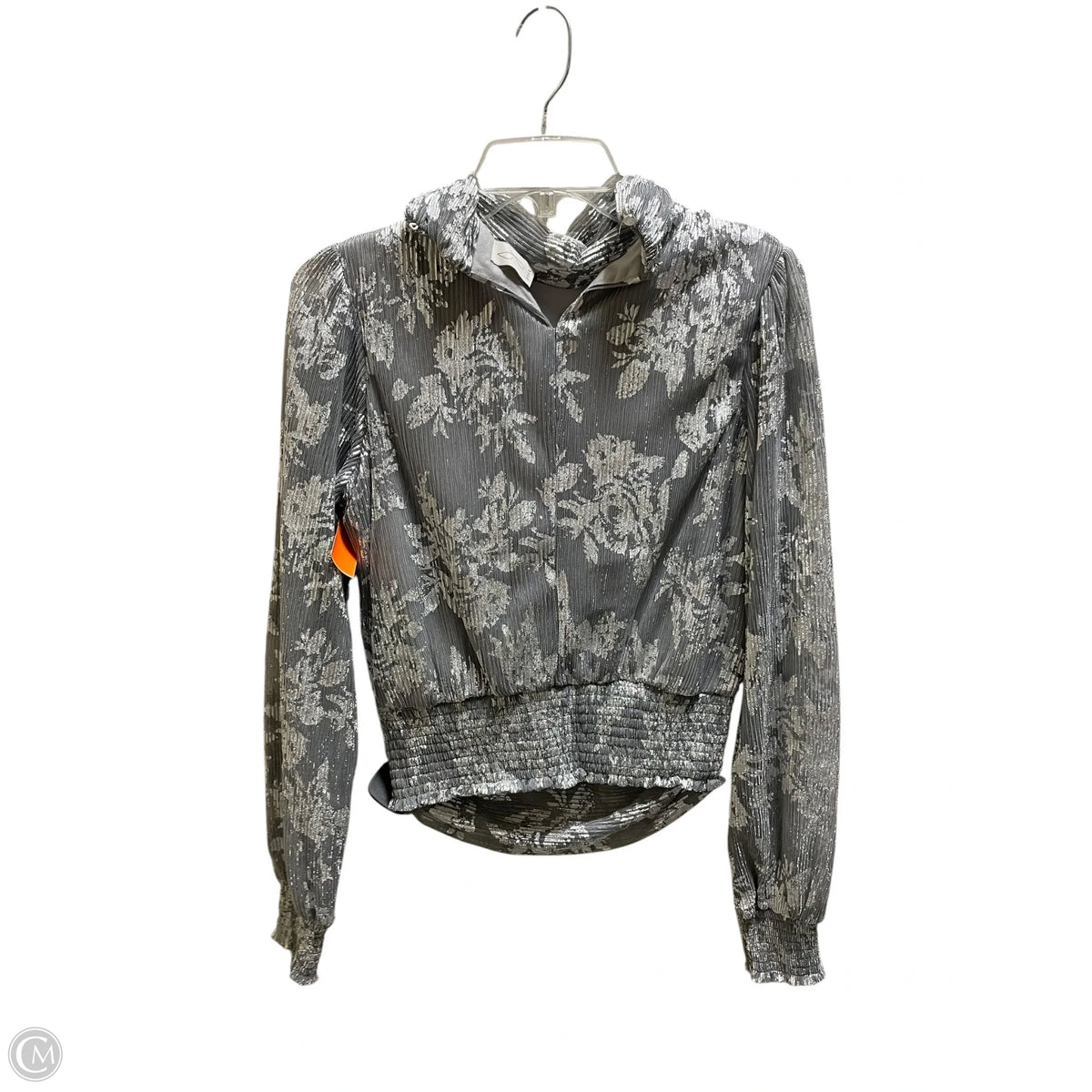 Top Long Sleeve By Joie In Silver, Size: S