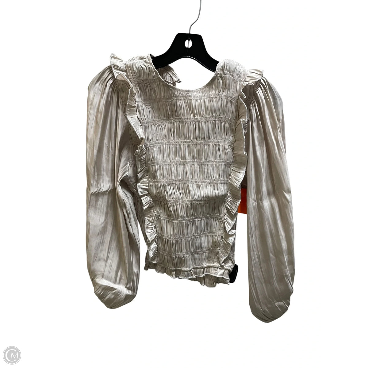 Top Long Sleeve By Glam In Gold, Size: S