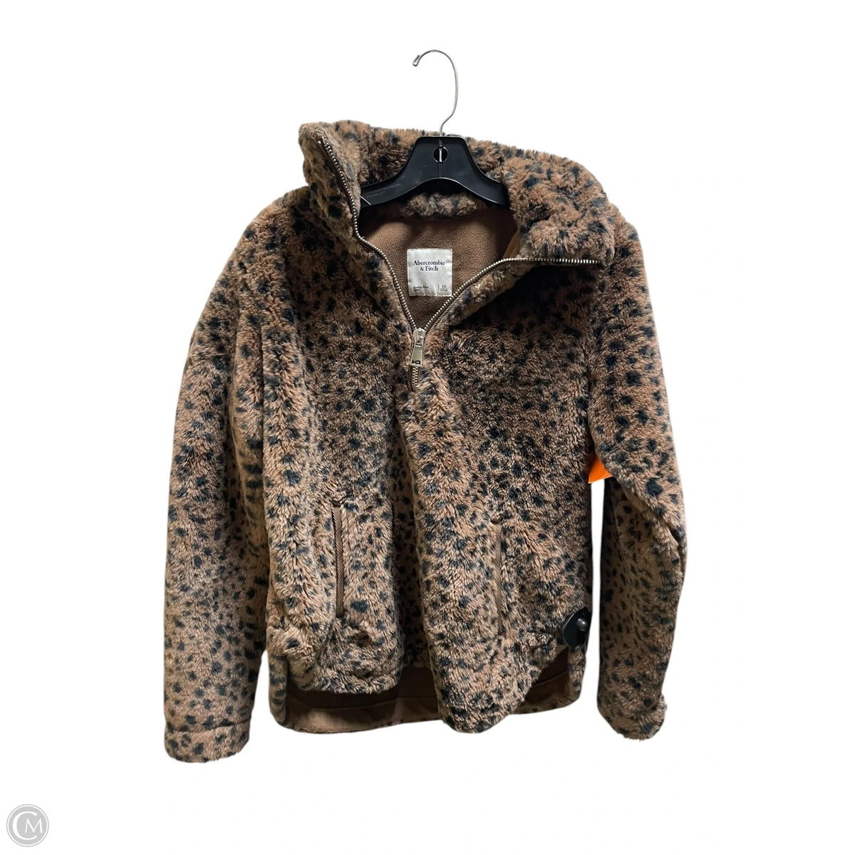 Jacket Fleece By Abercrombie And Fitch In Animal Print, Size: Xs