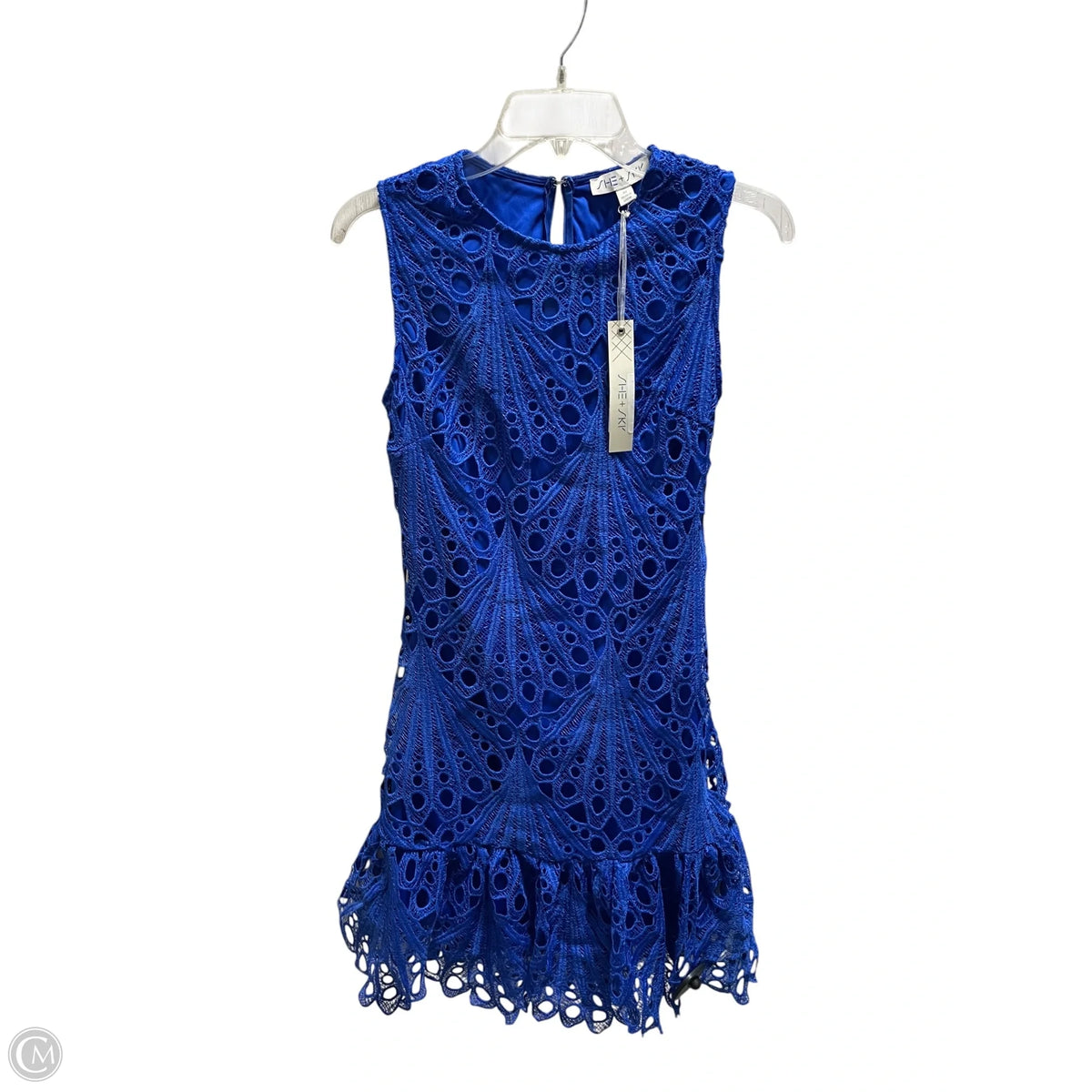 Dress Casual Short By She + Sky In Blue, Size: M