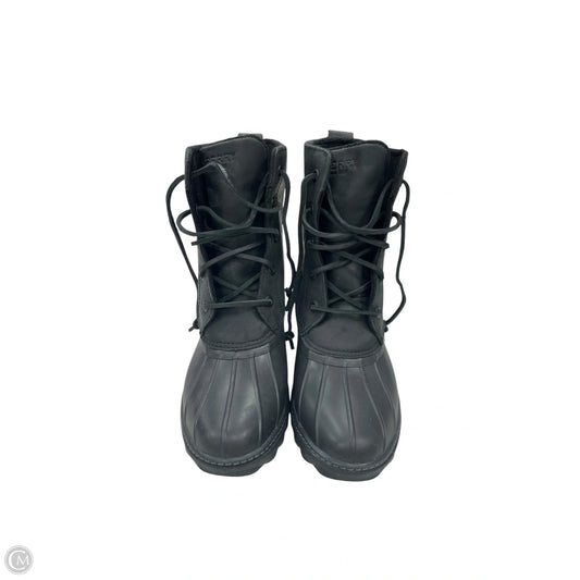Boots Ankle Flats By Sperry In Black, Size: 8