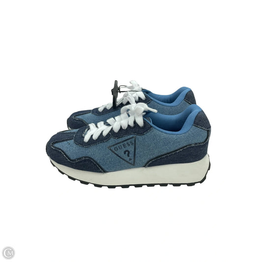 Shoes Sneakers By Guess In Blue, Size: 7.5