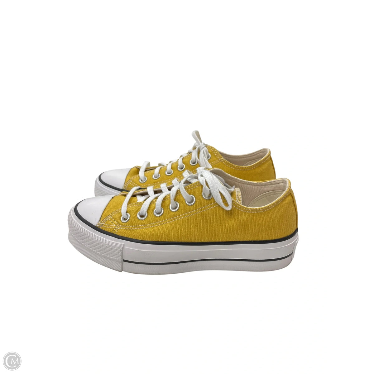 Shoes Sneakers By Converse In Yellow, Size: 6.5