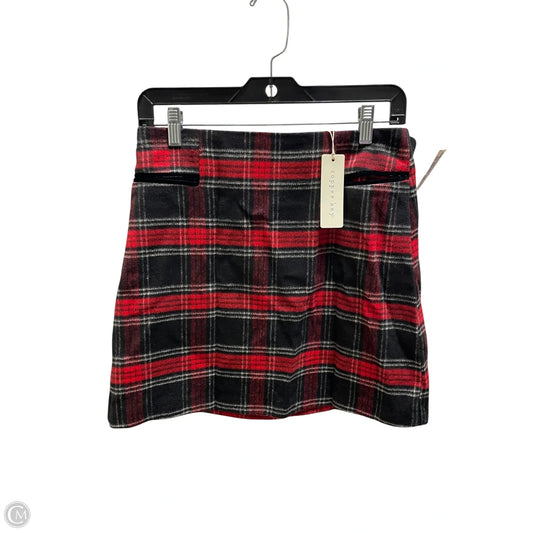 Skirt Mini & Short By Copper Key In Red, Size: S