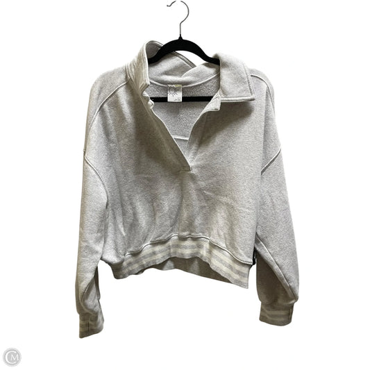 Sweatshirt Collar By Offline In Grey, Size: M
