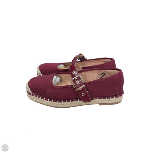 Shoes Flats By Time And Tru In Red, Size: 7