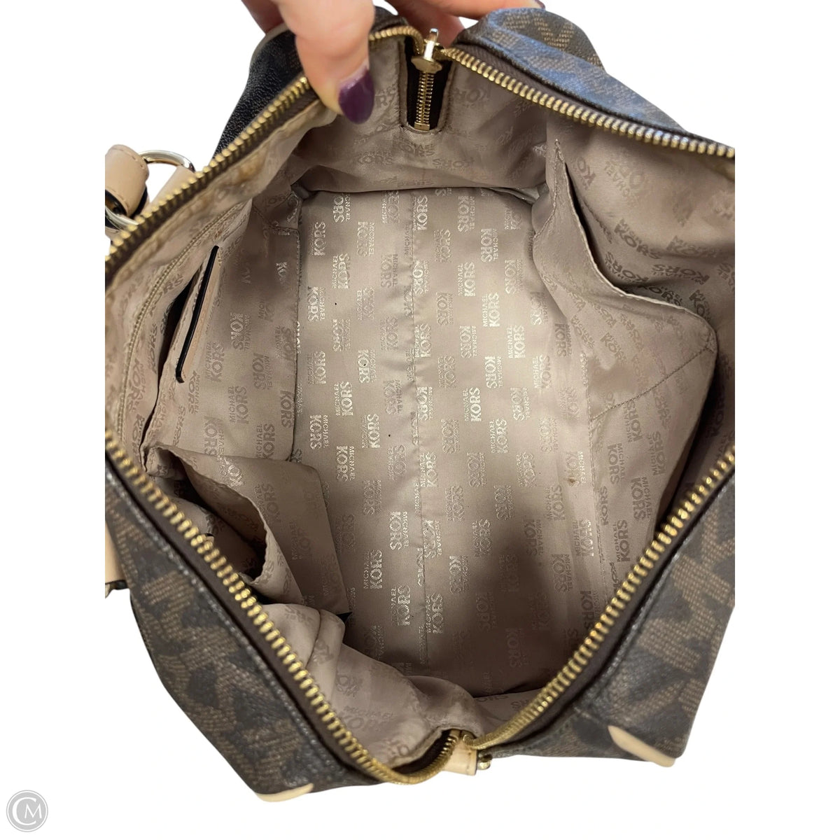 Handbag Designer By Michael Kors, Size: Medium