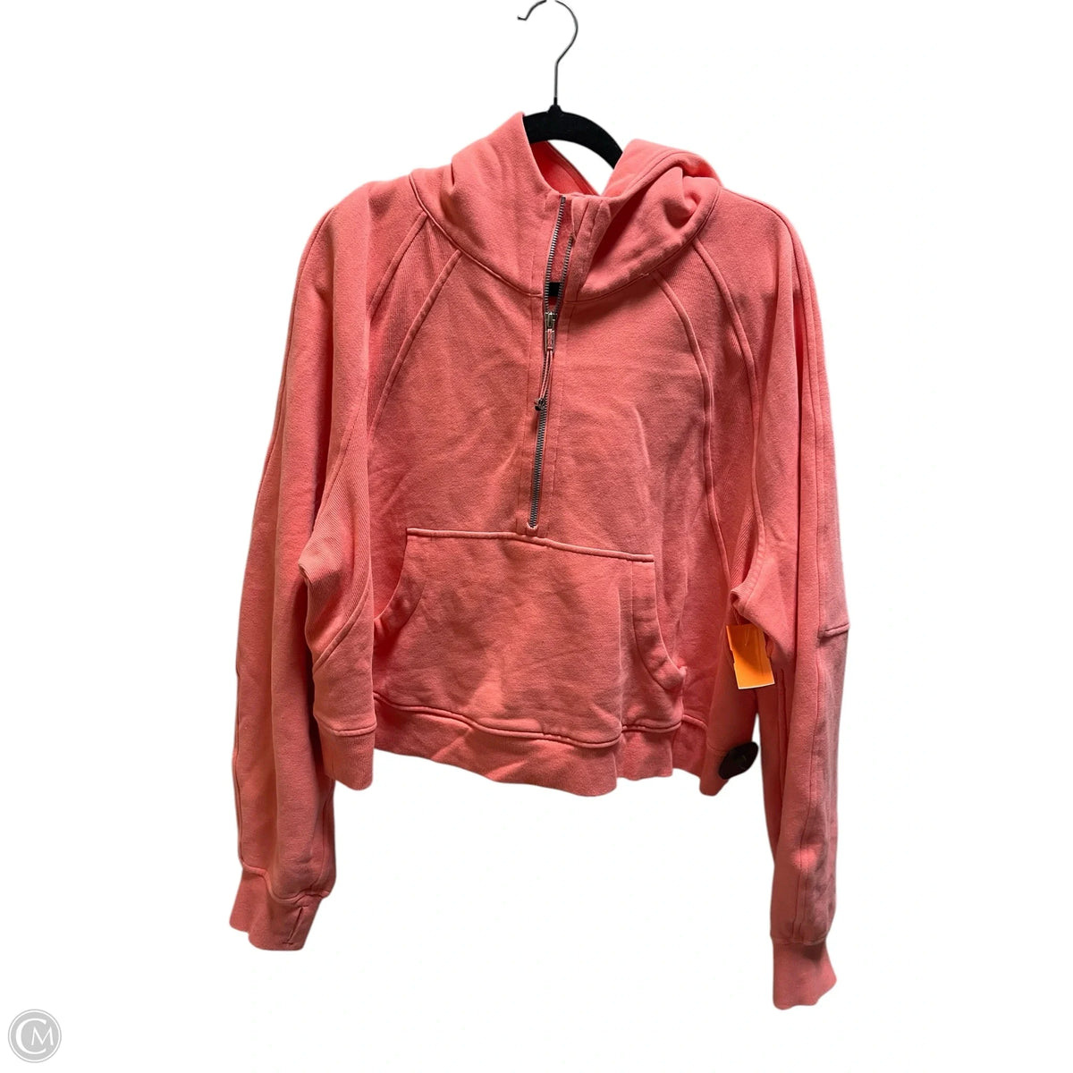 Athletic Sweatshirt Hoodie By Lululemon In Pink, Size: Xl