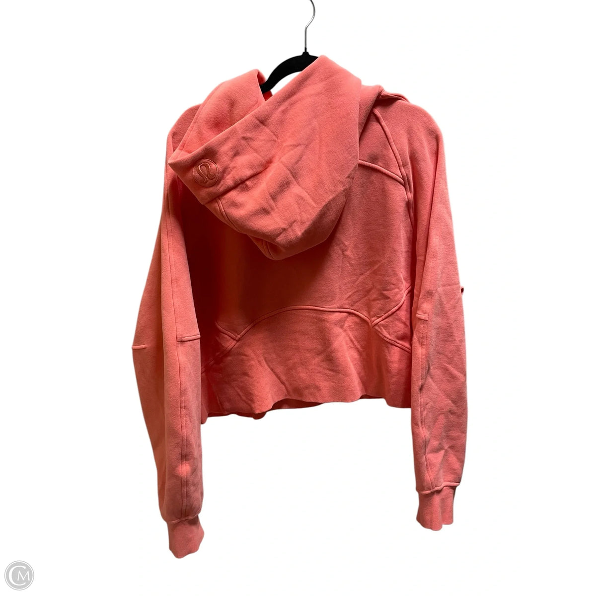 Athletic Sweatshirt Hoodie By Lululemon In Pink, Size: Xl