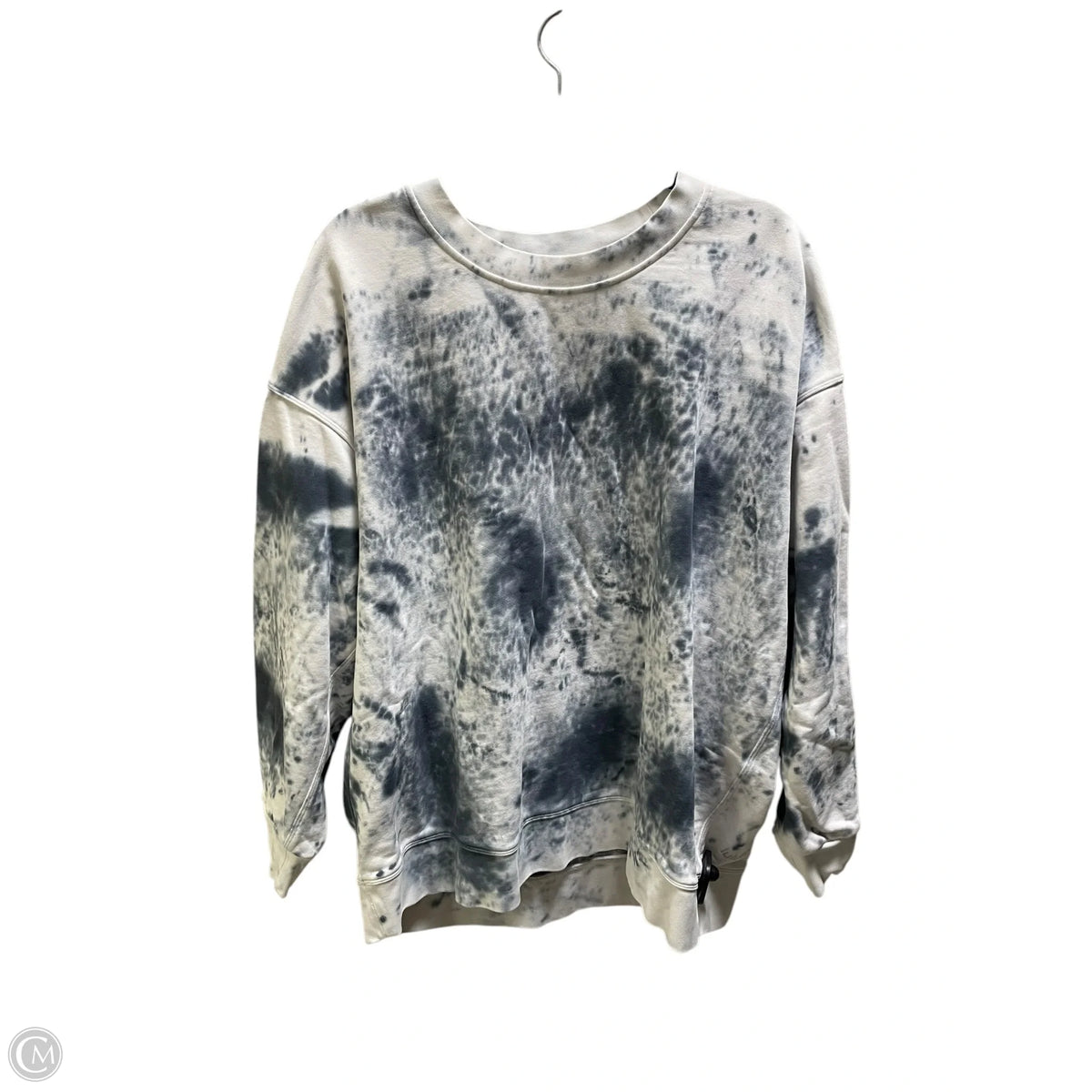 Athletic Sweatshirt Crewneck By Lululemon In Grey, Size: M