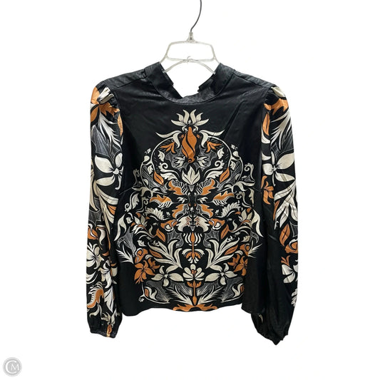 Top Long Sleeve By Joie In Black, Size: M