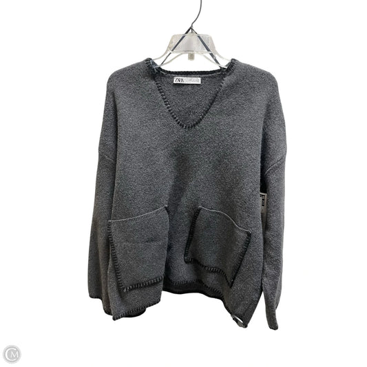 Sweater By Zara In Grey, Size: S