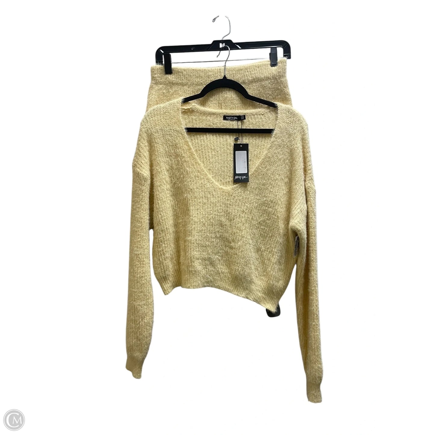 Sweater 2pc By Nasty Gal In Yellow, Size: M