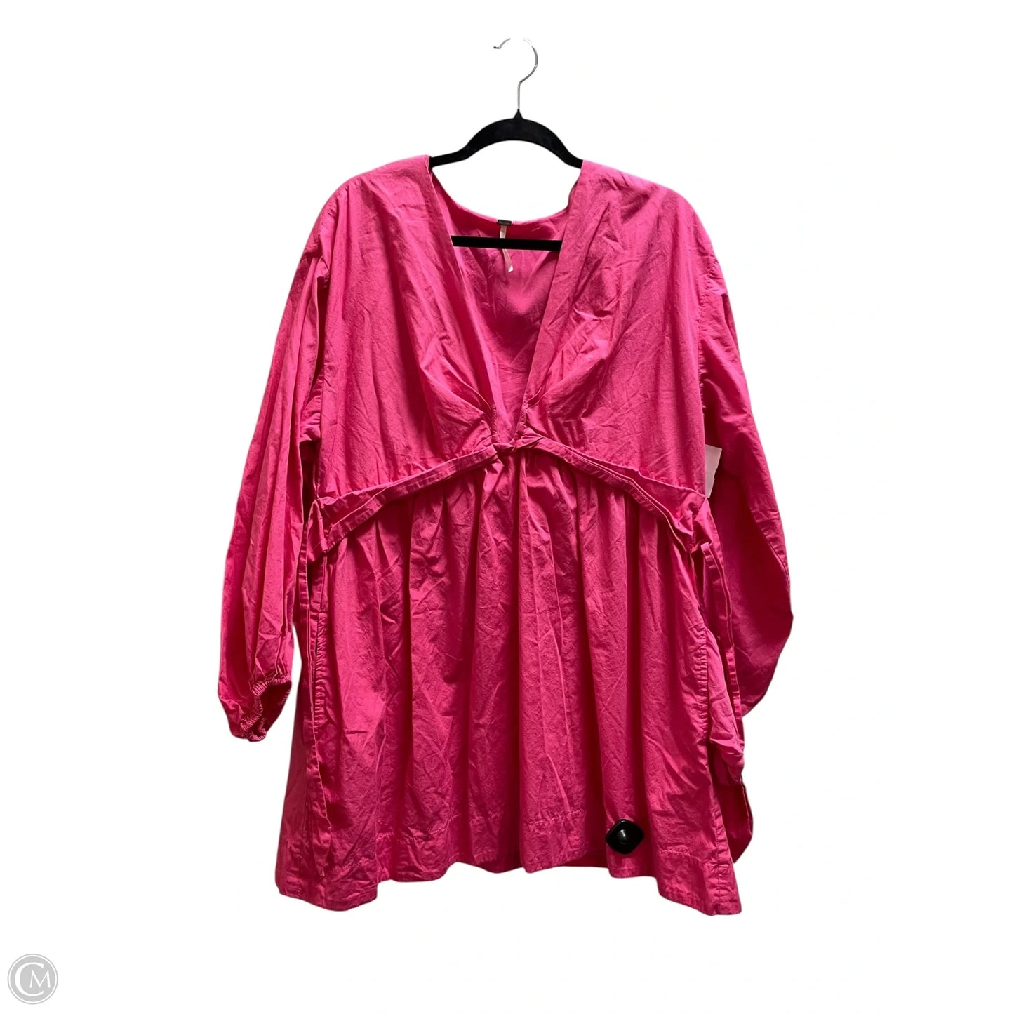 Top Short Sleeve By Free People In Pink, Size: L