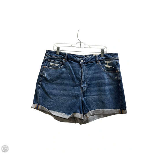 Shorts By American Eagle In Blue Denim, Size: 18