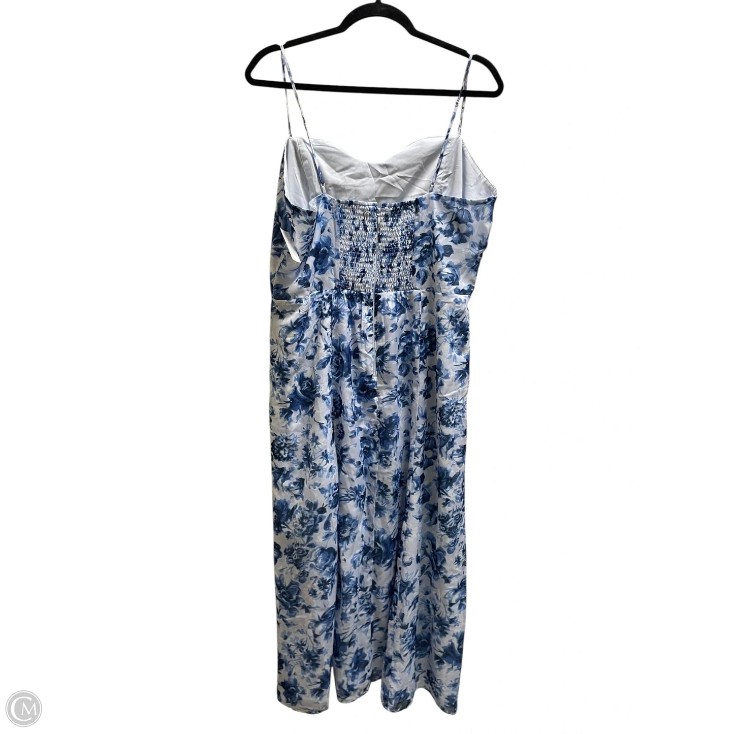 Dress Casual Midi By Abercrombie And Fitch In Blue, Size: Xl