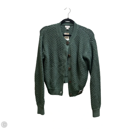 Cardigan By J. Crew In Green, Size: M