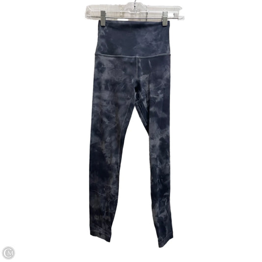 Athletic Leggings By Lululemon In Blue, Size: 2