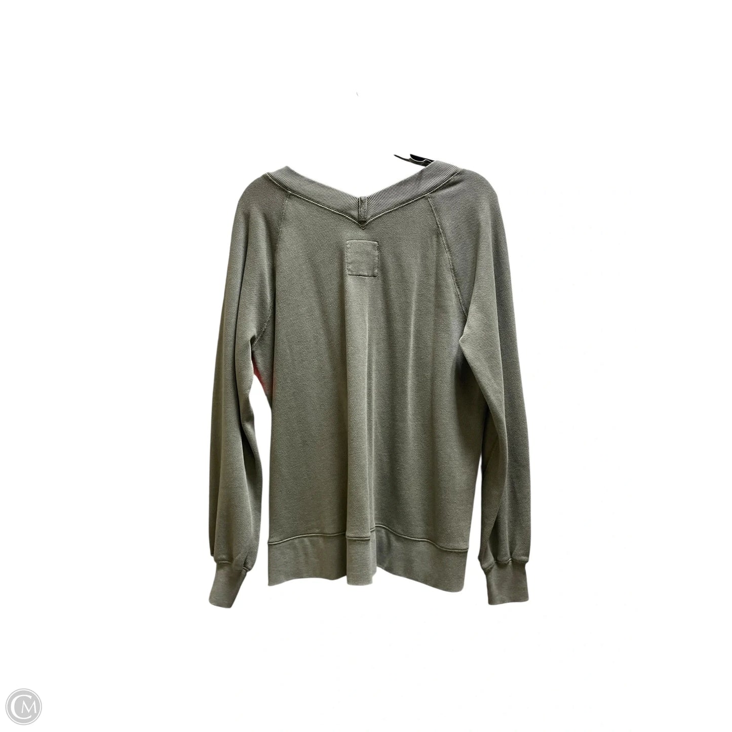 Top Long Sleeve By Aerie In Green, Size: Xxs