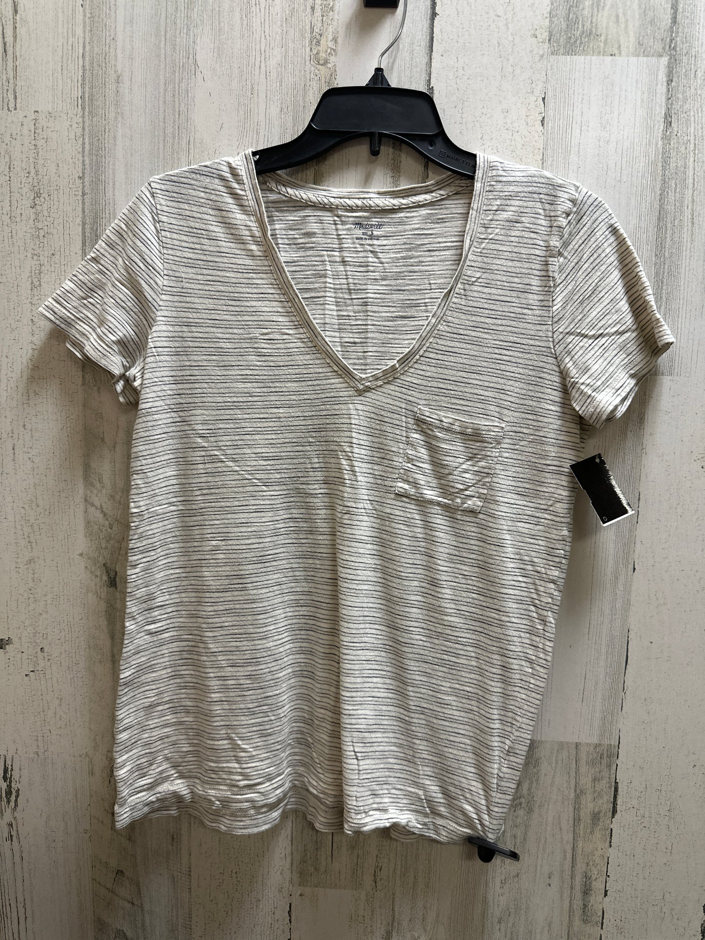 White Top Short Sleeve Madewell, Size S