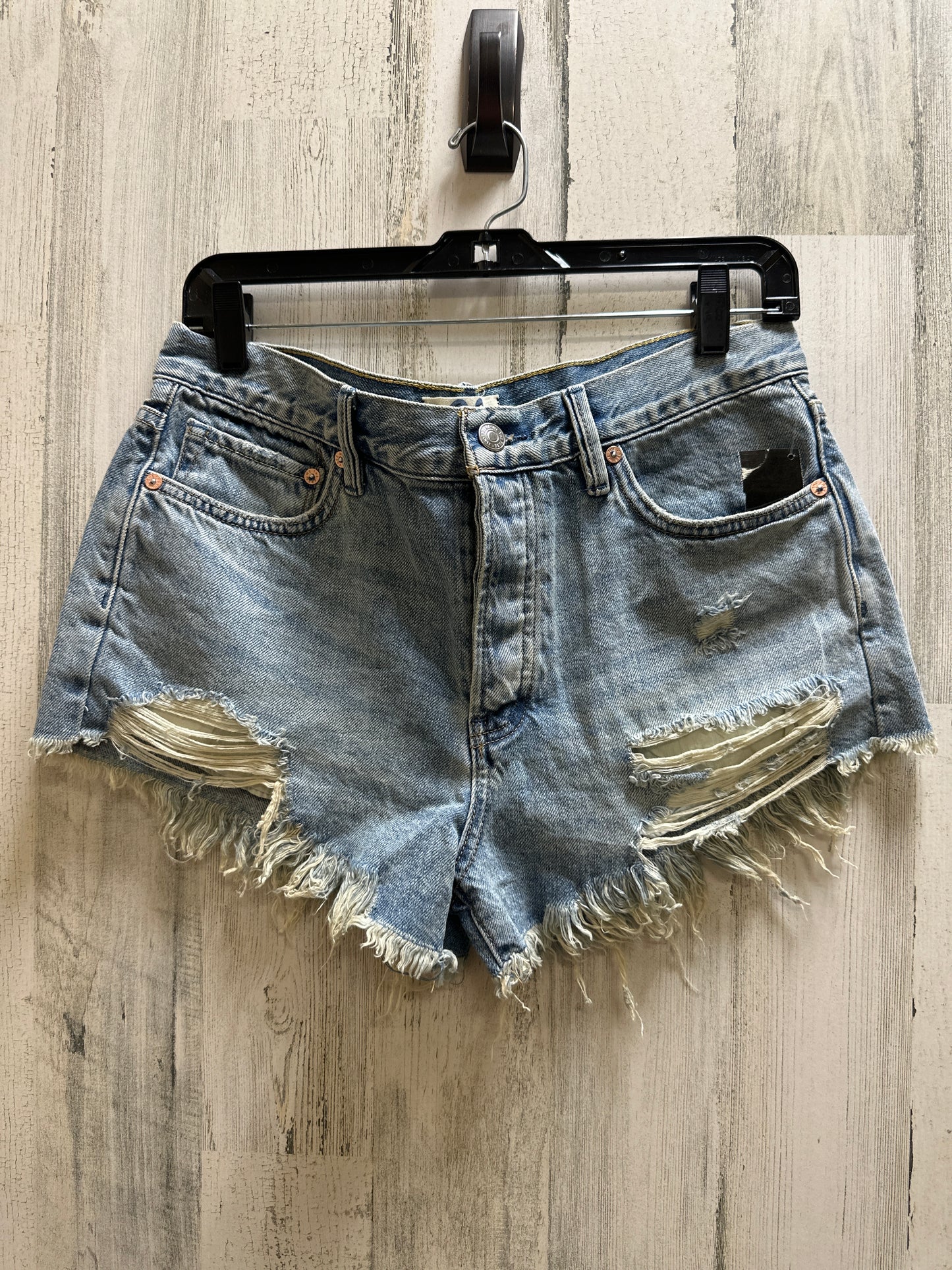 Blue Denim Shorts We The Free, Size 6