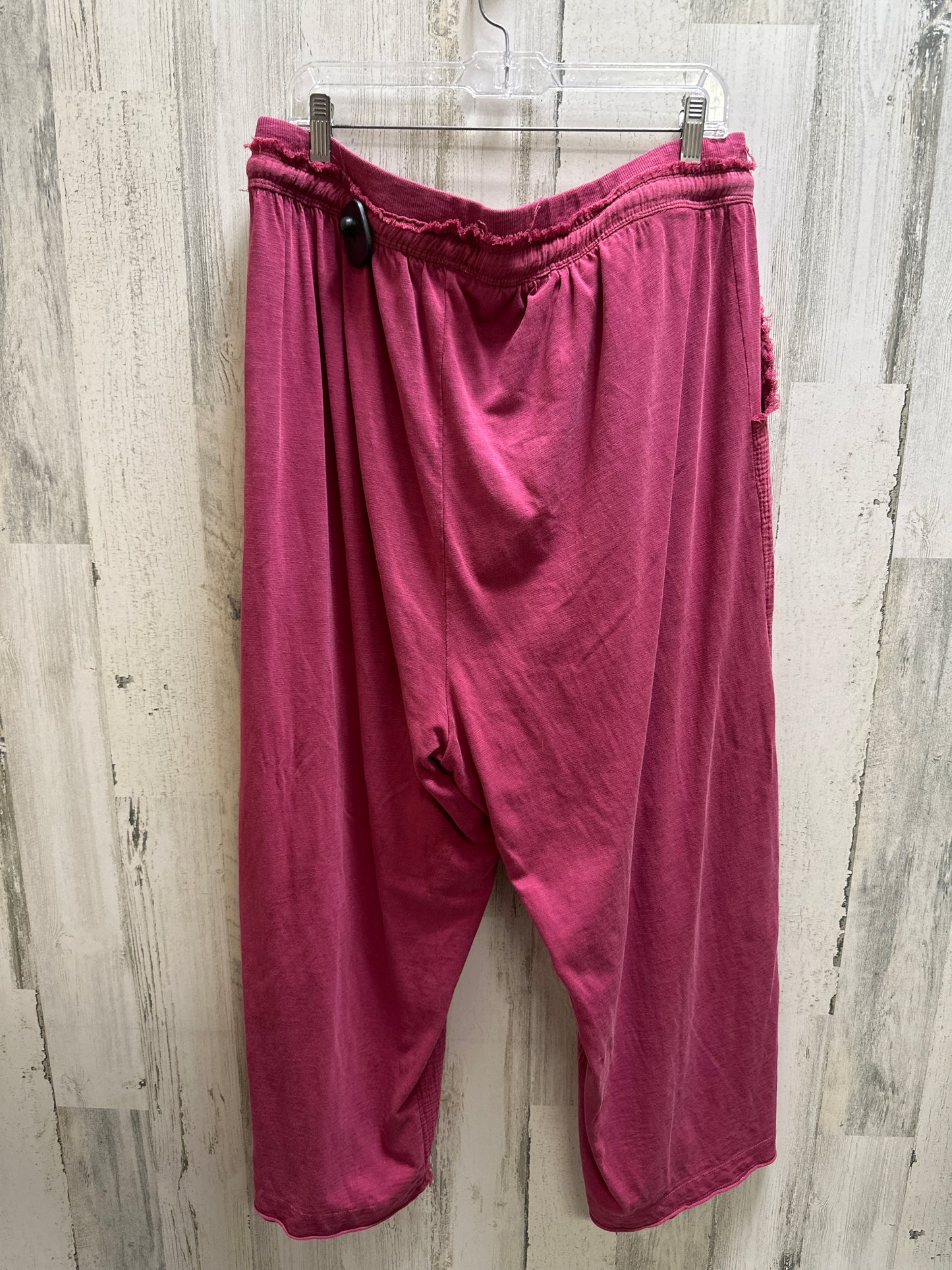 Pink Pants Linen Anthropologie, Size 2x