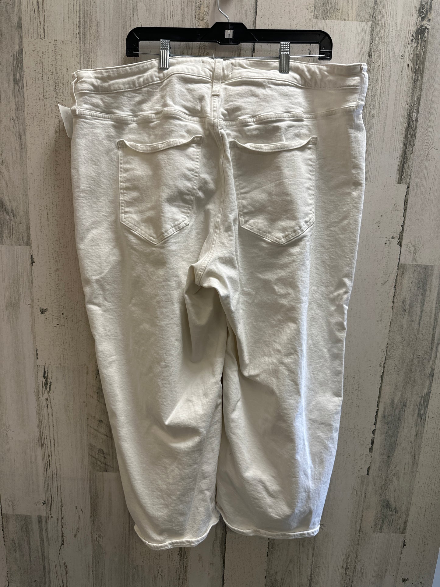 White Jeans Straight Madewell, Size 20