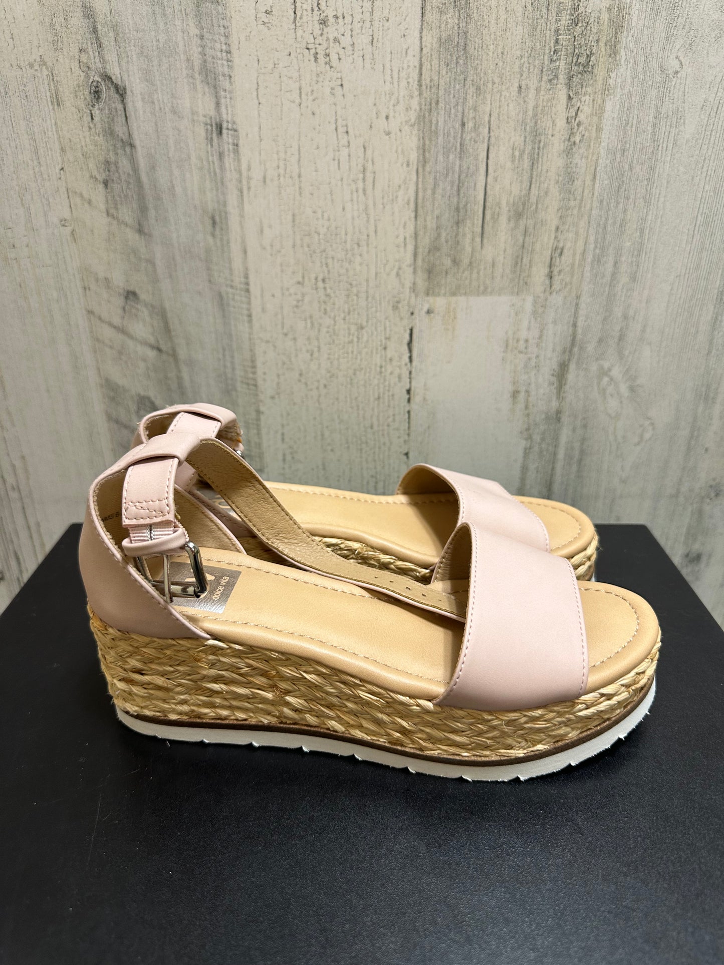 Pink Sandals Heels Platform Dolce Vita, Size 6