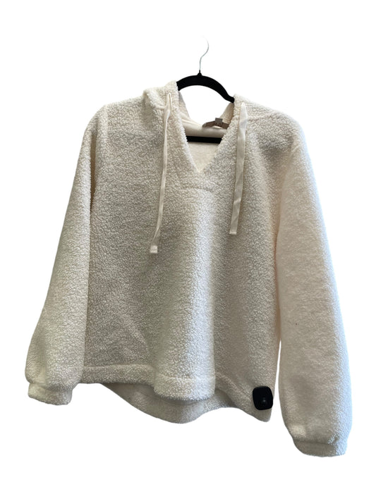 Sweater By Loft In White, Size: L